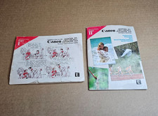 CANON AE-1 CAMERA OWNER'S MANUAL INSTRUCTIONS BOOKS PART I  II 1  2 JAPAN 1980