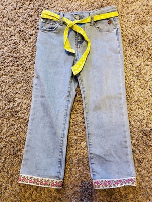 VGUC Matilda Jane Enchanted Garden Jeans/cropped/capri sz 6