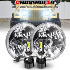 Newest 7 Round Led Headlight Hilo For Jeep Wrangler Jk Lj Tj For Chevy C10 C20