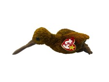 Ty Beanie Baby Beak the Kiwi Bird 1998 W/ Tags Plush Animal