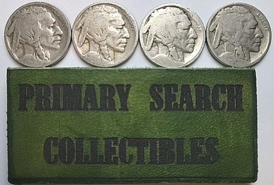 Dateless Buffalo Nickels~Lot of 4~