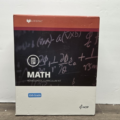 Lifepac 10th Grade Math Set with Teacher Guide