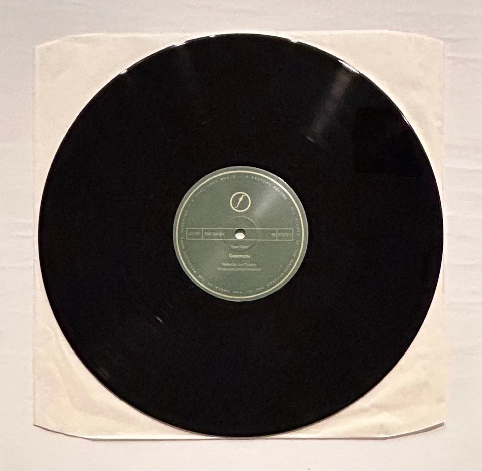 New Order - Ceremony (Factory Records, UK 12" Single) - Image 3 of 4