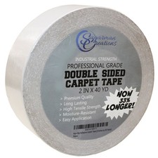 Strongest Double Sided Carpet Tape, 2 Inch by 40 Yard, 120 feet 2X More 5 S...