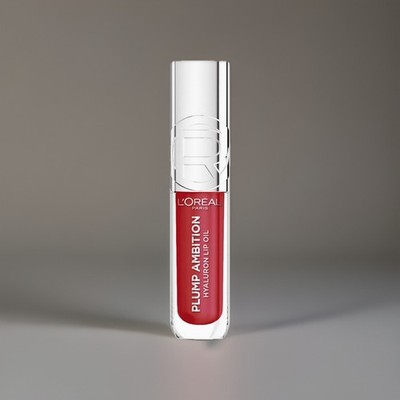 L oreal Loreal Lipgloss Plump Ambition Hyaluron Lip Oil, 380 Rouge In Love, Neu