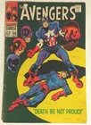 Avengers #56 1968 Vintage Marvel Comic Captain America Bucky Barnes Hawkeye Wasp