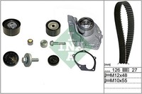 INA Wasserpumpe + Zahnriemensatz 530 0638 30 FüR Opel Renault