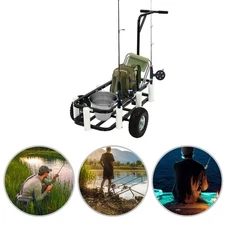Modern Beach Fishing Cart Outdoor Heavy Duty Fishing Beach Cart With Wheels NEW