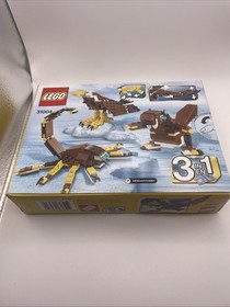 LEGO 31004 Creator Fierce Flyer Eagle 3-in-1  New Sealed Retired-Box Wear