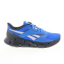 Reebok Zig Dynamica 5 Mens Blue Mesh Lace Up Lifestyle Sneakers Shoes