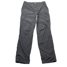 REI Co-op Sahara Roll-Up Mens Relaxed Fit Cargo Hiking Pants Gray Sz 36 Fits 32"