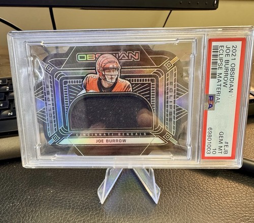 2021 Joe Burrow Obsidian Eclipse /100 PSA 10