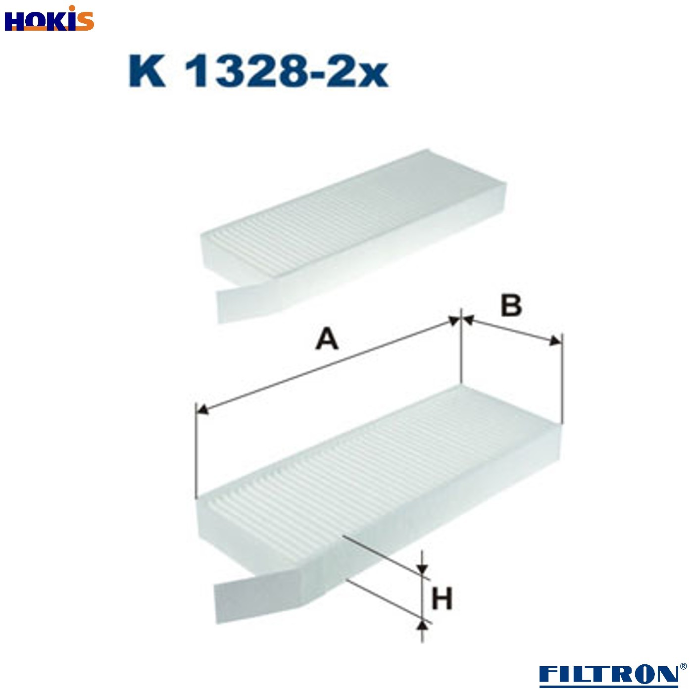 FILTER CABIN AIR K 1328-2x FOR PEUGEOT 308/Hatchback/Van/SW/II 508 HNS 1.2L 4cyl