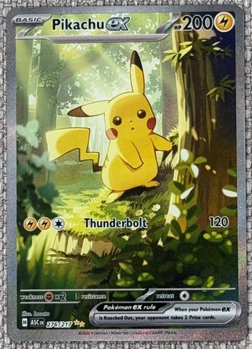 2026 Pokemon Ascended Heroes “Treekachu” Pikachu ex SIR 276/217 ⚡️💛