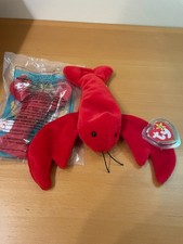 TY Beanie Baby Retired Pinchers The Lobster  Teenie Baby Pinchers W/ Tags Cute 