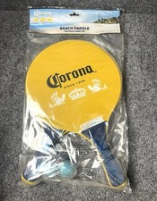 Corona Beer Wooden Beach Paddle Ball Game Set Regent Sports NEW In Package