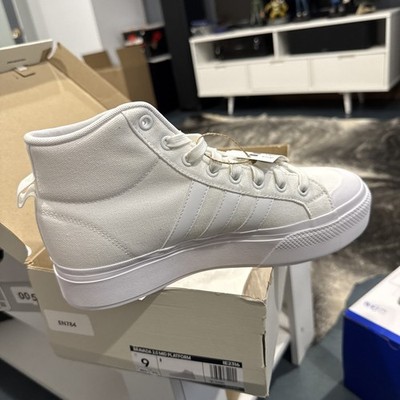 adidas Bravada 2.0 Mid Platform Women's Size 9 White IE2316 NIB