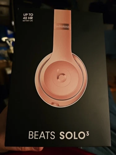 Beats by Dr. Dre Solo3 On Ear Bluetooth Wireless Headphones Rose Gold MX4422LL/A - Picture 1 of 7