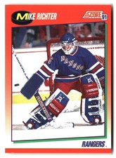 1991-92 Score Canadian English #120 Mike Richter
