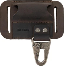 , Mini Flashlight Holster with Belt Mount, Extra Clasp for Accessories, Handmade