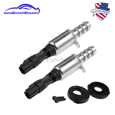 2PC VCT Variable Valve Timing Solenoid For 04-10 Ford F-150 Lincoln Navigator
