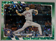 2021 Topps Update Tyler Ivey #US274 Green Ice Foil Parallel 259/499 Astros