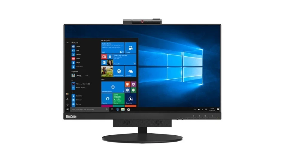 Lenovo ThinkCentre Tiny-in-One 22 Gen3 21,5 Zoll LCD Monitor Webcam - Schwarz