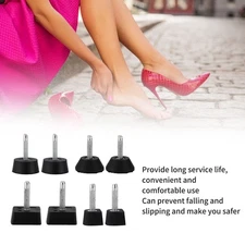 80Pcs High Heel Tip TPU Polyurethane Iron Mute Convenient Comfortable Shoes