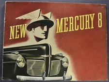 1941 Mercury Catalog Brochure Sedan Coupe Convertible Excellent Original 41