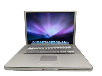 Apple PowerBook G4(2004)A1095 Aluminum-PowerPC G4 512MB RAM 80GB HDD OS Leopard