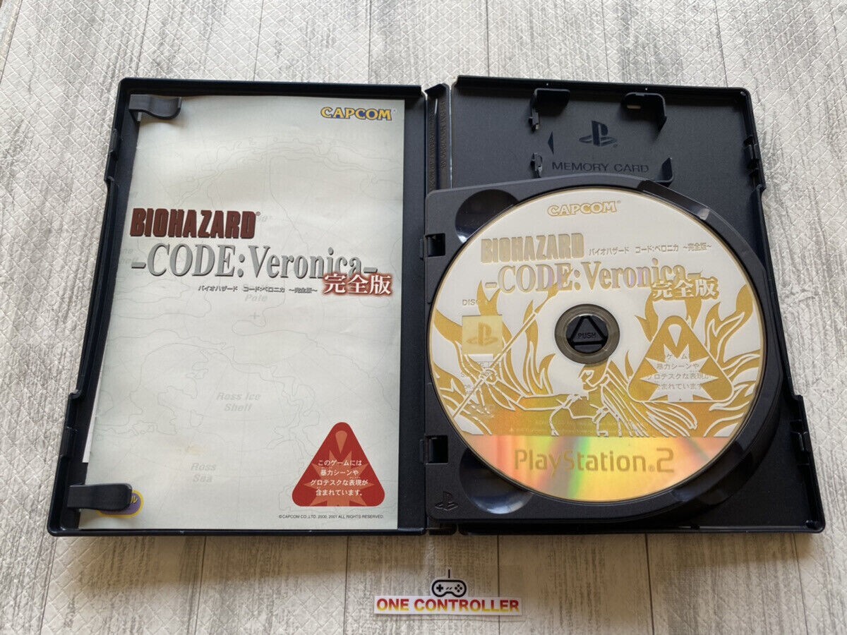 SONY PS2 Resident Evil Outbreak 1 2 & Code Veronica & 4 & Zettai