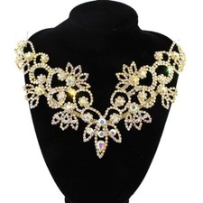 Rhinestone Applique Crystal Applique for Hand Sewing Craft Projects DIY Weddi...