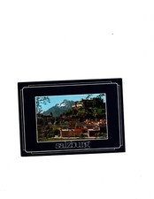 Salzburg Austria Untersberg Germany Mountain  PC  Posted Color Postcard 1985