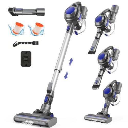 Cordless Stick Vacuum Cleaner Lightweight for Carpet Floor Pet Hair Home XL-618A