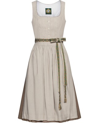 Hammerschmid Dirndl Koflersee midi Dirndl Balkonett-Ausschnitt Jacquard-Muster