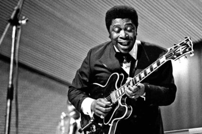 Bb King Singer schwarz-weiß 4x6 Bild Celebrity Print