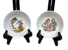 2 Vintage 1980s Oneida Kids Melamine Holly Hobbie Raggdy Ann and Andy Bowls