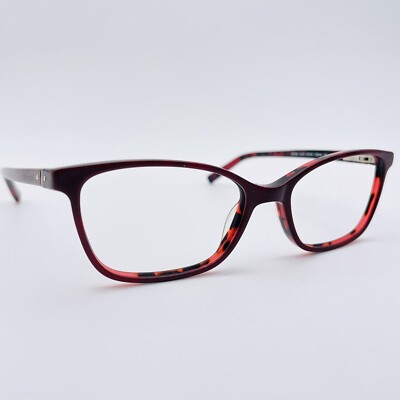 JASPER CONRAN Brille MATT ROT CATS EYE Brillengestell MOD: JCF004 COL.4