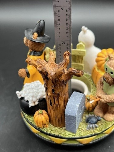 Halloween / Fall /Harvest Old Virginia Candle Co Candle Capper Topper Boo Bears - Picture 9 of 10