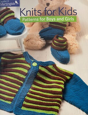 Knits for Kids : Patterns for Girls and Boys, Paperback by Martingale & Co. I...