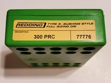 77776 REDDING TYPE-S FULL LENGTH BUSHING SIZING DIE - 300 PRC - NEW