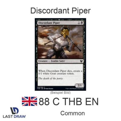 Magic: The Gathering Discordant Piper | 88 C THB EN | Common | Englisch