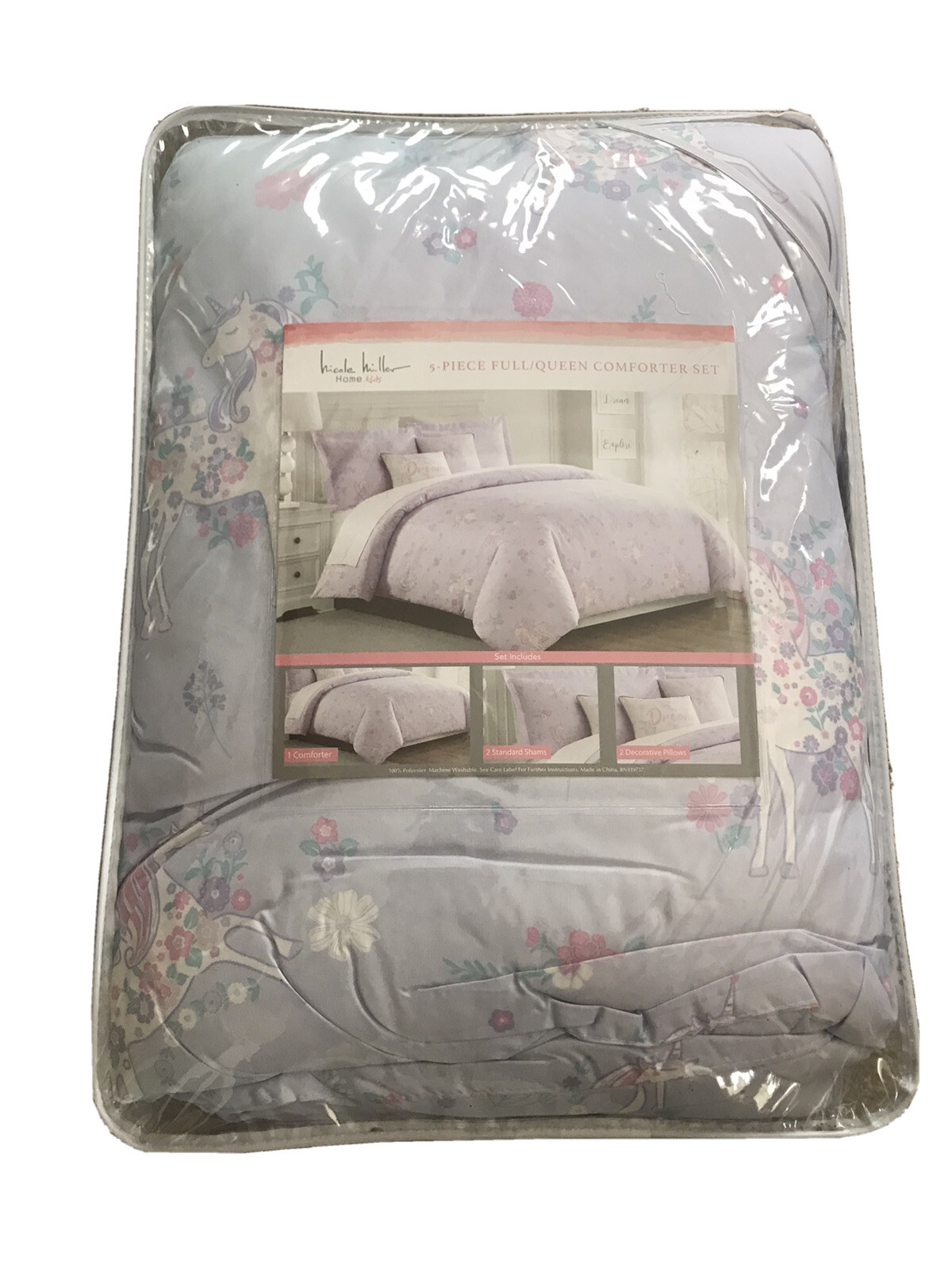 nicole miller unicorn bedding