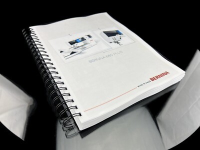 Bernina 880 Plus Sewing Machine Instructions Manual Reprint Coil Bound