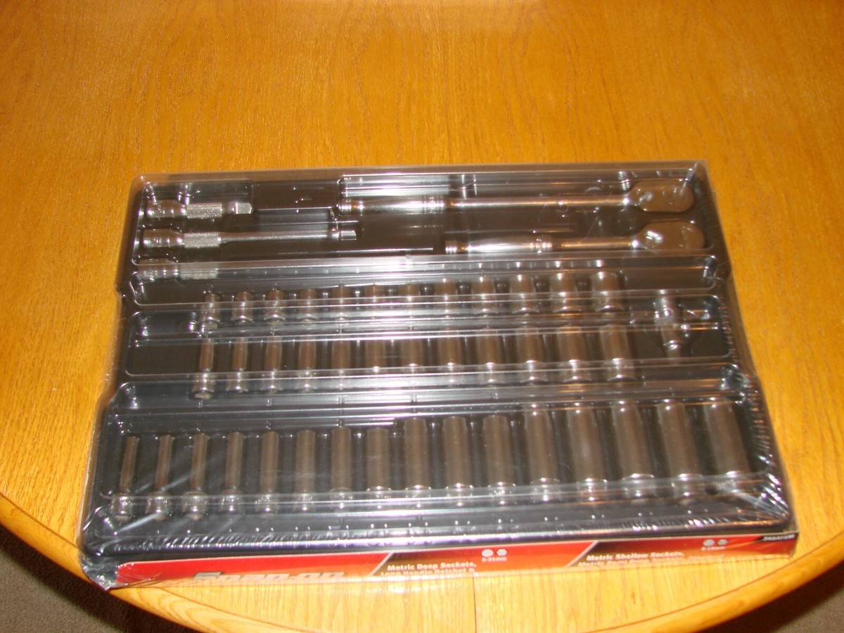snap on 46 pc. metric 3/8 drive service set NEW SEALED 246AFSM | eBay