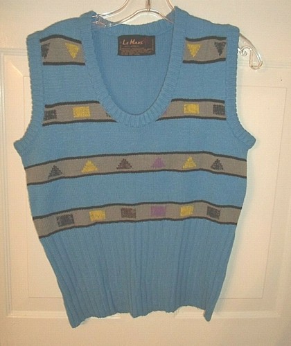 SMALL Knit V-Neck Sweater Vest 