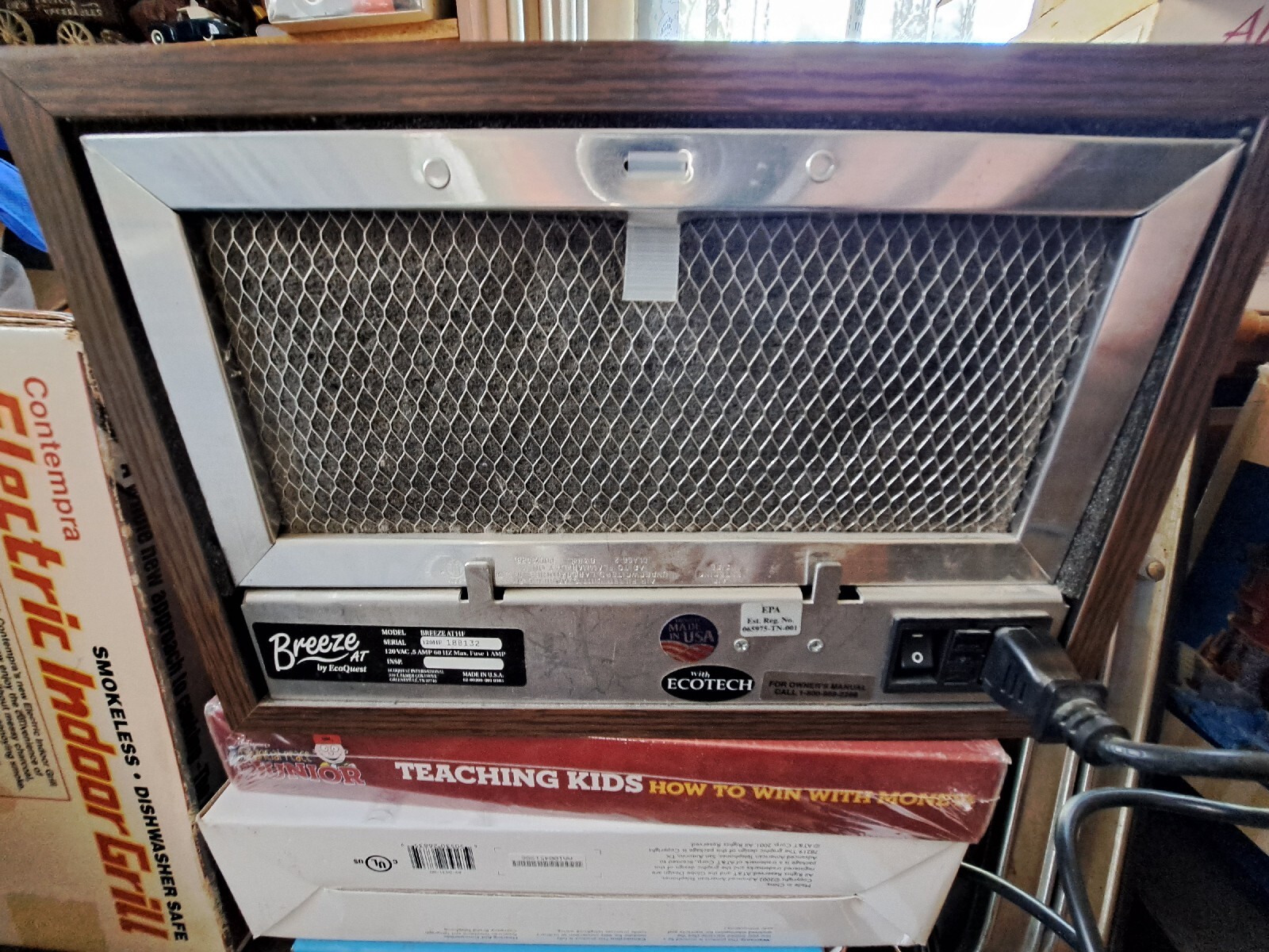 Breeze ATHF By EcoQuest Air Purifier Sanitizer – Wood – Tested Works Great  NICE, – ASA College: Florida