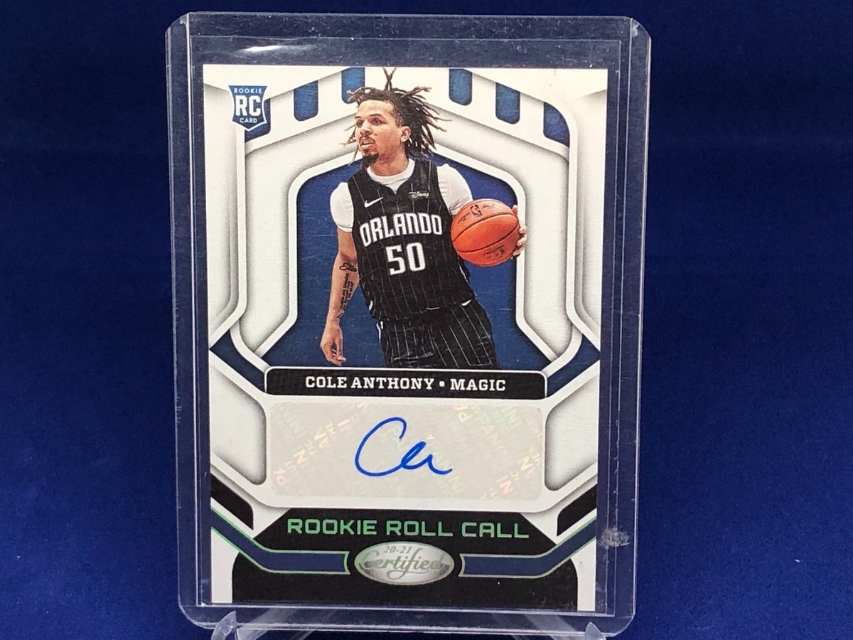 Cole Anthony PSA10 RC auto 50シリ超貴重 COLE ANTHONY 2020-21 PANINI CERTIFIED ROOKIE ROLL CALL AUTO RC | eBay