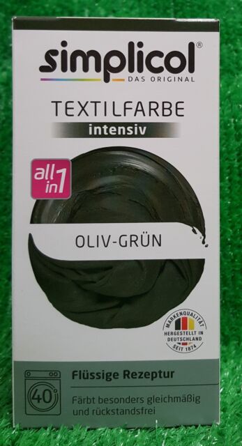 Textilfarbe olivgrün