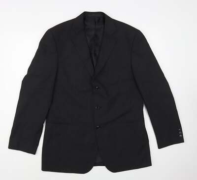 Marks and Spencer Herren Blazer Grau Polyestermischung Größe 40